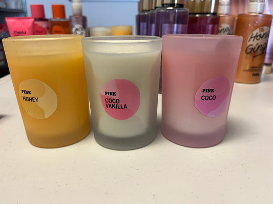 Candles mixed scented